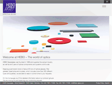 Tablet Screenshot of hebo-glass.com